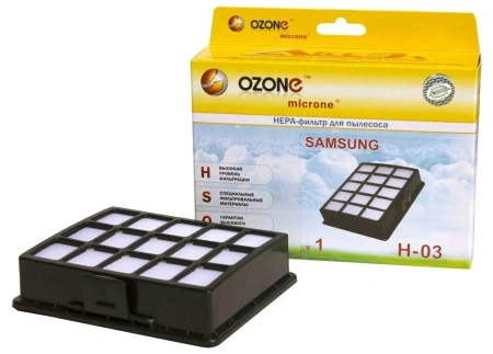 Купить OZONE H-03 HEPA фильтр для пылесоса SAMSUNG серия SC65,66,Тип DJ97-00492D в интернет магазине L4.kz